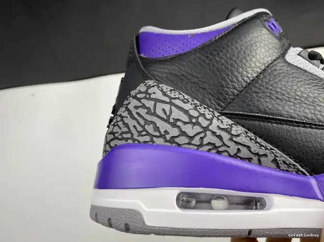 Purple Court 3 Air Black 050 CT8532 Jordan Retro 0623